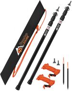 Telescopic Tent Poles 230cm Adjustable Awning Canopy Tarp Support Rods