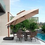 PURPLE LEAF Double Top 10FT Cantilever Parasol NO BASE INCLUDED COLLECT NN5