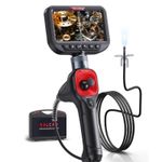 Ralcam 4 Way 360° Dual Lens Articulating Borescope 5"Endoscope Inspection Camera