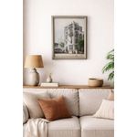 Post-Impressionist Moroccan Cityscape Oil Painting Signed 20thC Framed