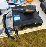 Motorola MOTOTRBO UHF Digital Desktop Two-Way Radio 32CH 25W Mic Black