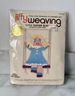 Jiffy Weaving "Little Swinger” Vintage Weaving Kit, Brand New