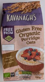 Gluten Free Organic Porridge Oats 500g Wholegrain Kavanaghs Aldi High Fibre