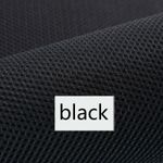 UK Black Speaker Grille Fabric Thick Stereo Mesh Cloth Materials for Radio DIY