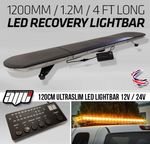Ultra LED Amber Light Bar Strobe Beacon Recovery  Lightbar 120cm 1200mm 1.2m 48"