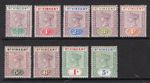 M21473 St Vincent 1899 SG67/75 - 1899 Definitives.