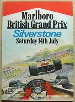 BRITISH Grand Prix Formula 1 1979 Silverstone F1 Official Race Programme