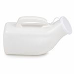 Medisure Male Urine Urinal Bottle with White Lid & Measurements 1000ml