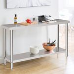 Commercial Kitchen Table - Stainless Steel Worktop Bench Catering Prep UK