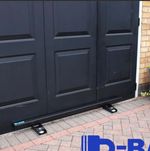 Garage door defender security bar heavy duty