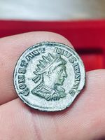 Constantine II AE Follis London AD 321, BEAT TRANQLITAS, VERY RARE BUST TYPE, XF