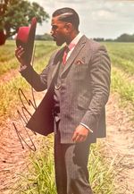 Michael B. Jordan as Elias Hand Signed Sinners Photo Verified COA + PSA QO Card