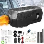 8KW 12V Portable Diesel Air Heater 10L Oil Tank Thermostat For Campervan Heating