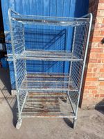 Mobile Metal Storage Rack With WHEELS COLLECTION ONLY IN PERSON -NO COURIERS 