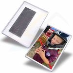 JM1 Jumbo Acrylic Fridge Magnet Rectangular 90x60mm Photo Insert - Blank/Printed