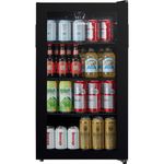 Midea MDRW150FGG22B Free Standing Wine Cooler Fits 115 Bottles Black E