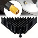 New Schrader TR414 Tubeless Rubber Tyre Valves Stem Snap In Car Van Pack Of 100