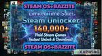 Steam Library Unlocker App for STEAM OS /BAZZITE / Global / PC / Steam Games
