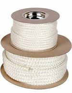 Stove Door Replacement Fibreglass Soft Rope- 8mm x 1m (Sold Per Linear Meter)