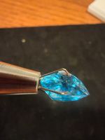 Electric Blue Topaz Gemstone Personal Cut