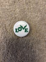 Coldplay Love Badge Green   New