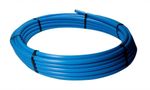BLUE MDPE PLASTIC MAINS WATER PIPE 20MM 25MM 32MM 25m 50m 100m 150m Roll Coil
