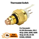 1X Radiator Thermo Fan Switch For Kawasaki NINJA 600R/250R/500/ZX-6R/ZX-9R,EX500