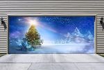 Christmas Tree Garage Door Covers Banners FAST SHIPPING 3d Door Billboard XS
