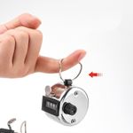 1x Mechanical Hand Tally Counter 4 Digit Manual Clicker Number Counter Tool UK