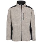 Trespass Mens Full Front Zip Knitted Striped Fleece Jacket - Faratino