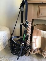 Greenguard Grazing Muzzle Size Cob Headcollar and cob muzzle used condition