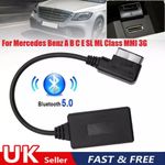 Bluetooth Streaming Adapter Aux Cable For Mercedes Benz A B C E SL Class MMI 3G
