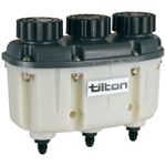 Tilton 3 Chamber Brake & Clutch Fluid Reservoir (72-577) AN -4 Threaded Fittings