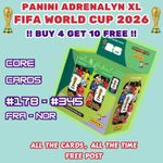 PANINI FIFA WORLD CUP 2026 Adrenalyn XL Cards - #178 - 345 - FRA-NOR - FREE POST