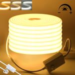 220V Neon COB LED Strip Lights Dimmable Flexible Tape Rope Tube IP67 Waterproof