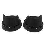 2PCS Car Door Speaker Cover - 6.5 Inch Silicone Protection Baffle - Waterproof
