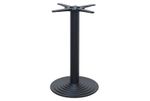 black premium cast iron table base dining restaurant cafe pub pyramid - round
