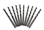 HSS NUMBER WIRE DRILLS 10PK SIZES 21 - 42 MODEL MAKING DRILL BITS RDGTOOLS