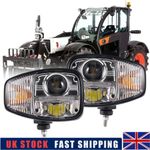 LED Headlights Assembly LH RH For Bobcat Telehandler Loader T2250 T2556 T2566