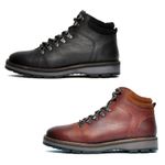 RRP £79.99 - REAL LEATHER Red Tape Dekker Mens Warm Lined Urban Outdoor Boots