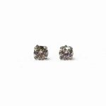 18ct white gold diamond stud earrings   sh25385b