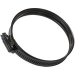 AEROFLOW Constant Tension Dual Bead Black Stainless Hose Clamp, 68-85mm