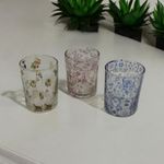 Glass Votive Holder 10cm Modern Chic Tealight Candle Holder