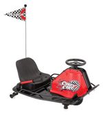 Razor Crazy Childrens Electric Ride On Drift Cart 24v 9 Years 12mph - Red/Black
