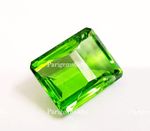 21 Ct Green Topaz Pixel Cut For Pendent Size Loose Gemstone