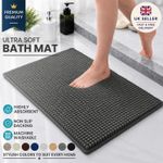 Non Slip Bath Mat Water Absorbent Extra Large Bathroom Rug Toilet Pedestal Mats