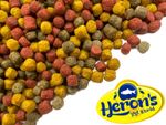HERONS Koi Trio Pellets 3mm 6mm PREMIUM POND FISH FOOD GOLDFISH 10g - 15kg 