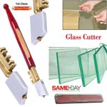 Professional Sharp Diamond Tip Glass Cutter Window Mirror Glazing Cutting Tool