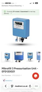 Mikrofill 3 Pressurization Unit Certified