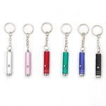 UV LED Light Keyring Forged Bank Note Fake Money Detector Polymer ID Checker